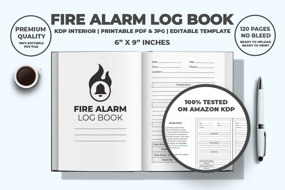 Printable Fire Alarm Log Sheet Template