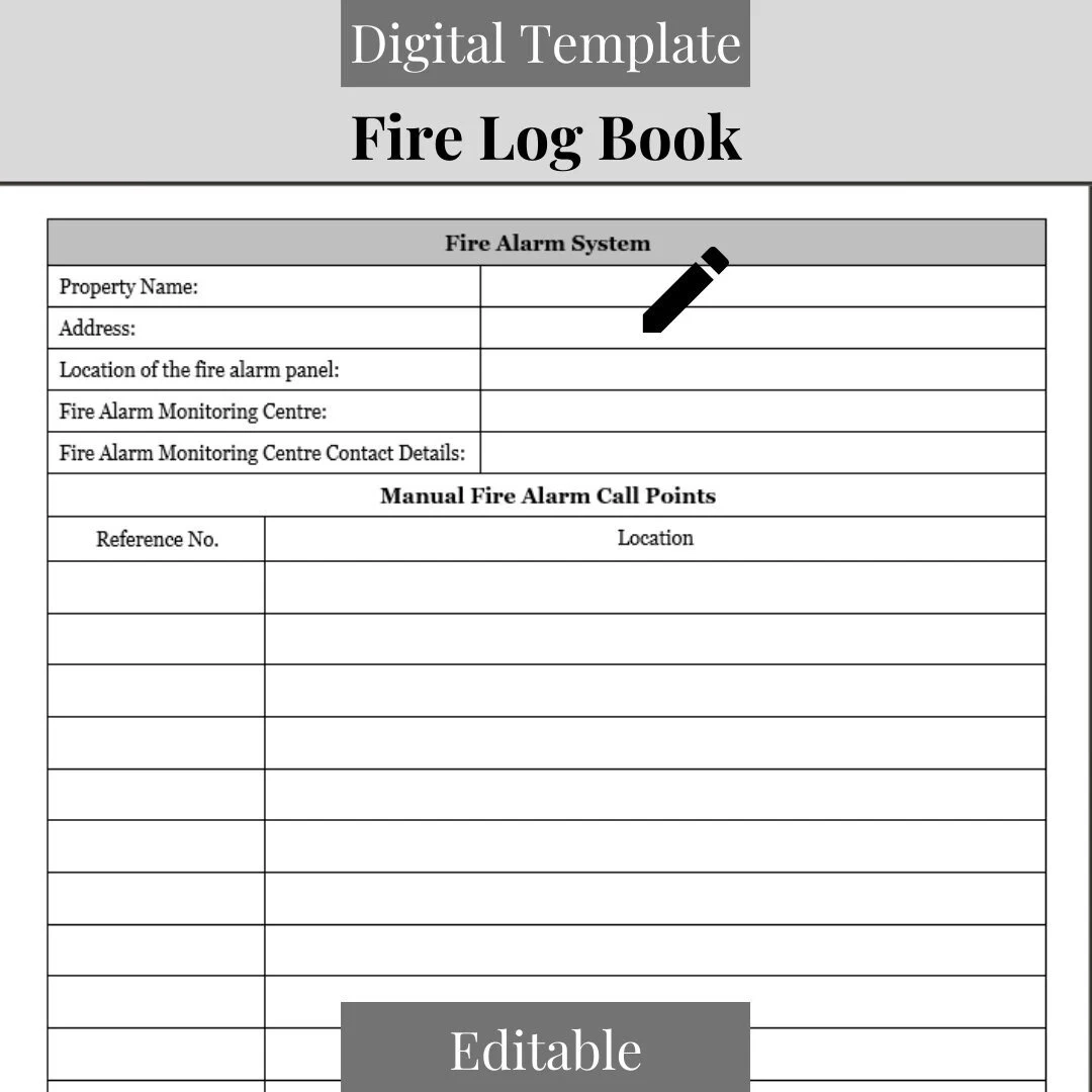 Fire Watch Log Sheet Use This Sheet