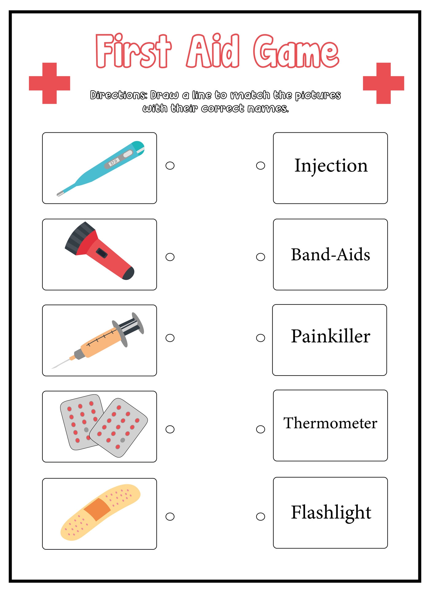 First Aid Games 10 Free PDF Printables Printablee