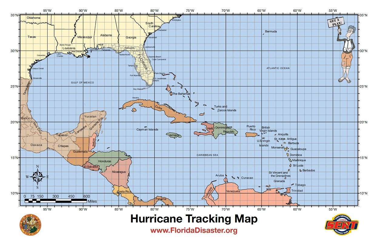 Printable Hurricane Tracking Map Florida