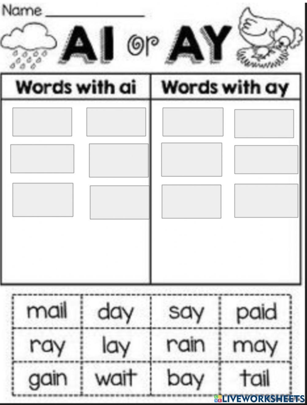 Free Ai Ay Worksheet 2nd Grade Download Free Ai Ay Worksheet 2nd Grade Png Images Free Worksheets On Clipart Library Free Ai Ay Worksheet 2nd Grade Download Free Ai Ay Worksheet 2nd Grade Png Images Free Worksheets On Clipart Library