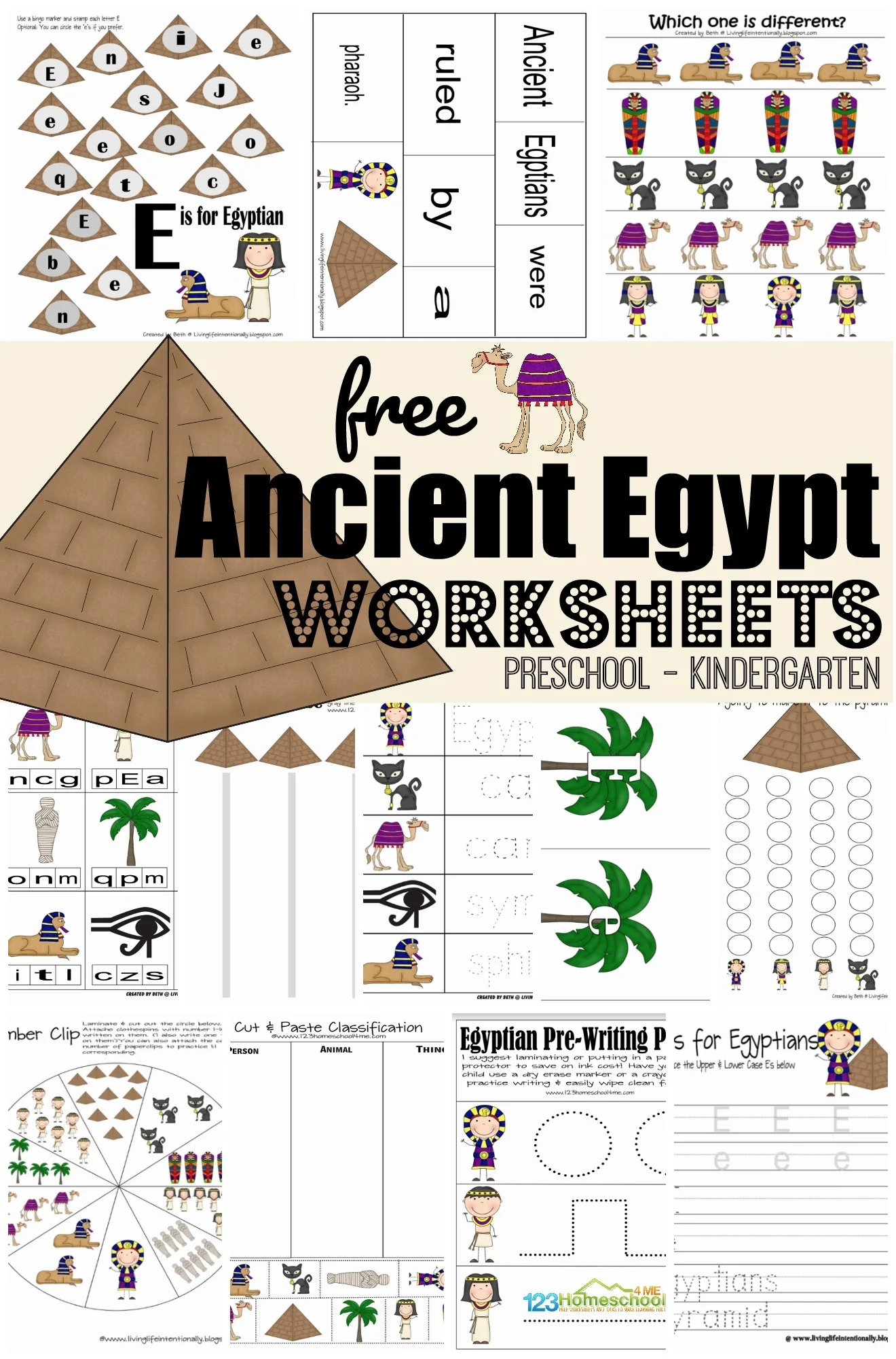 Free Printable Ancient Egypt Worksheets