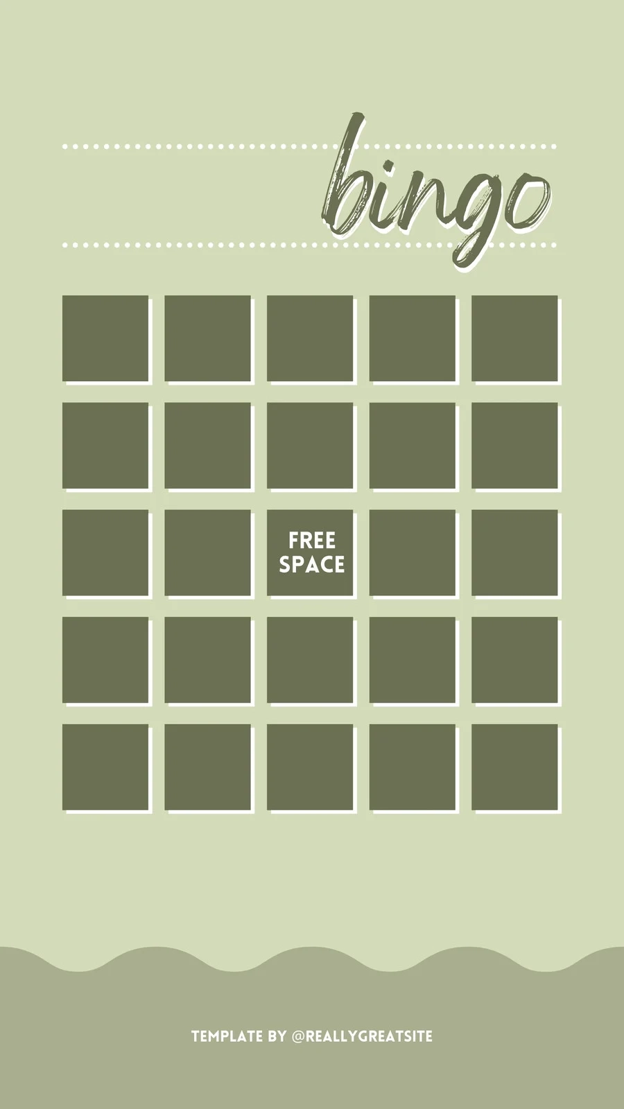 Blank Bingo Sheet Printable
