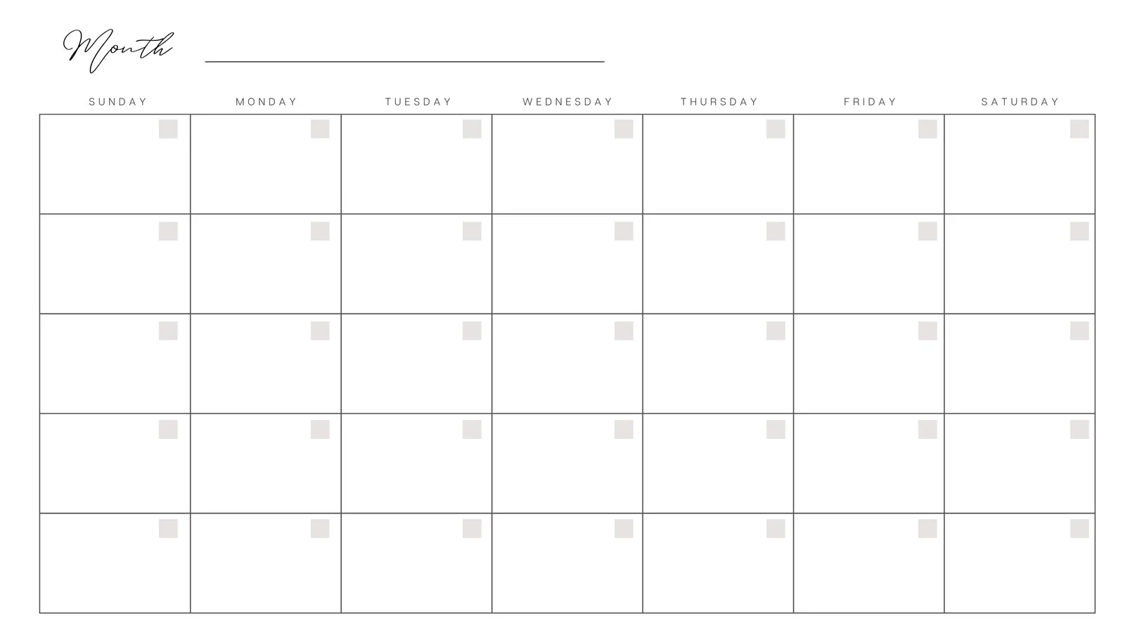 Fillable And Printable Calendar