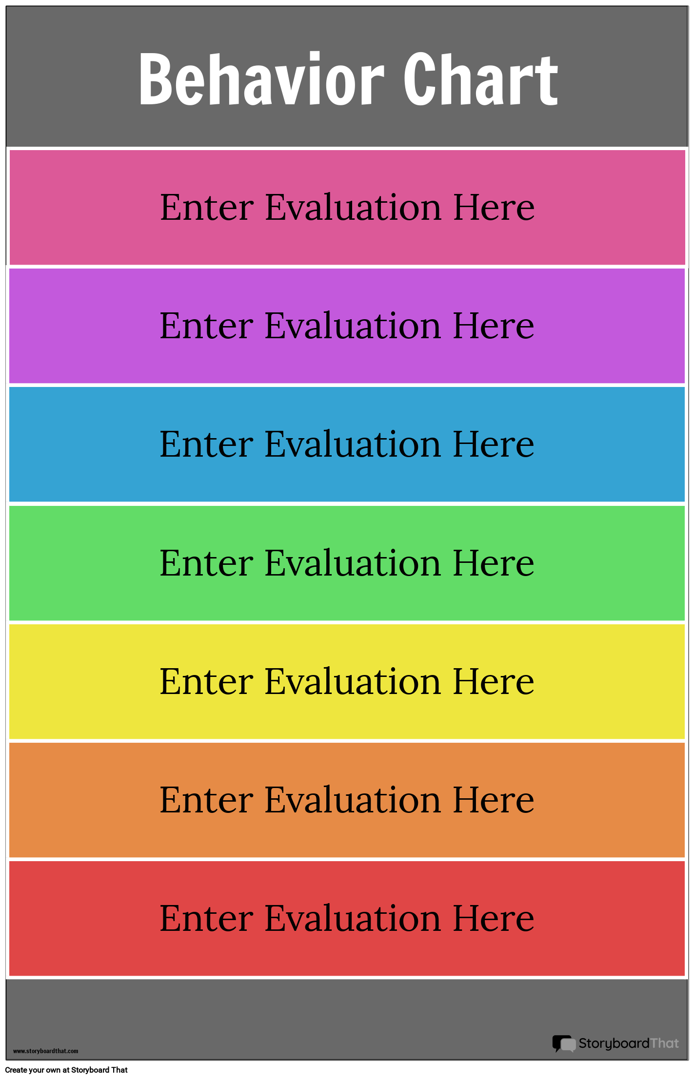 Free Behavior Charts Storyboard That Templates 2025 