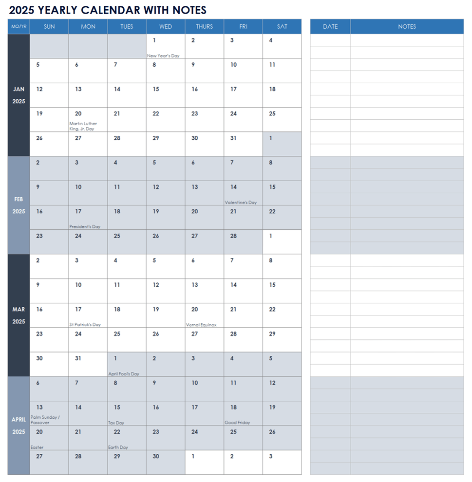 Free Blank Calendar Templates Smartsheet Free Blank Calendar Templates Smartsheet