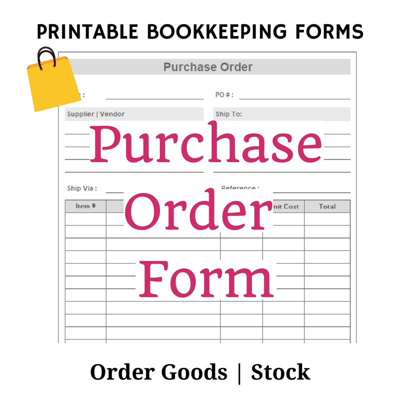 Free Bookkeeping Forms And Accounting Templates Printable PDF