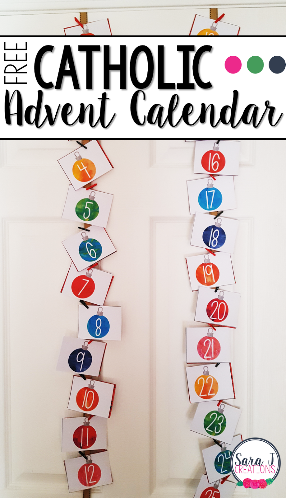 Free Catholic Advent Calendar Sara J Creations Free Catholic Advent Calendar Sara J Creations