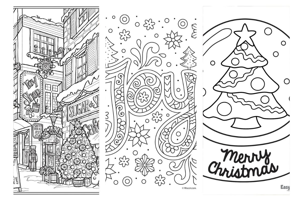 Free Printable Color Sheets Christmas
