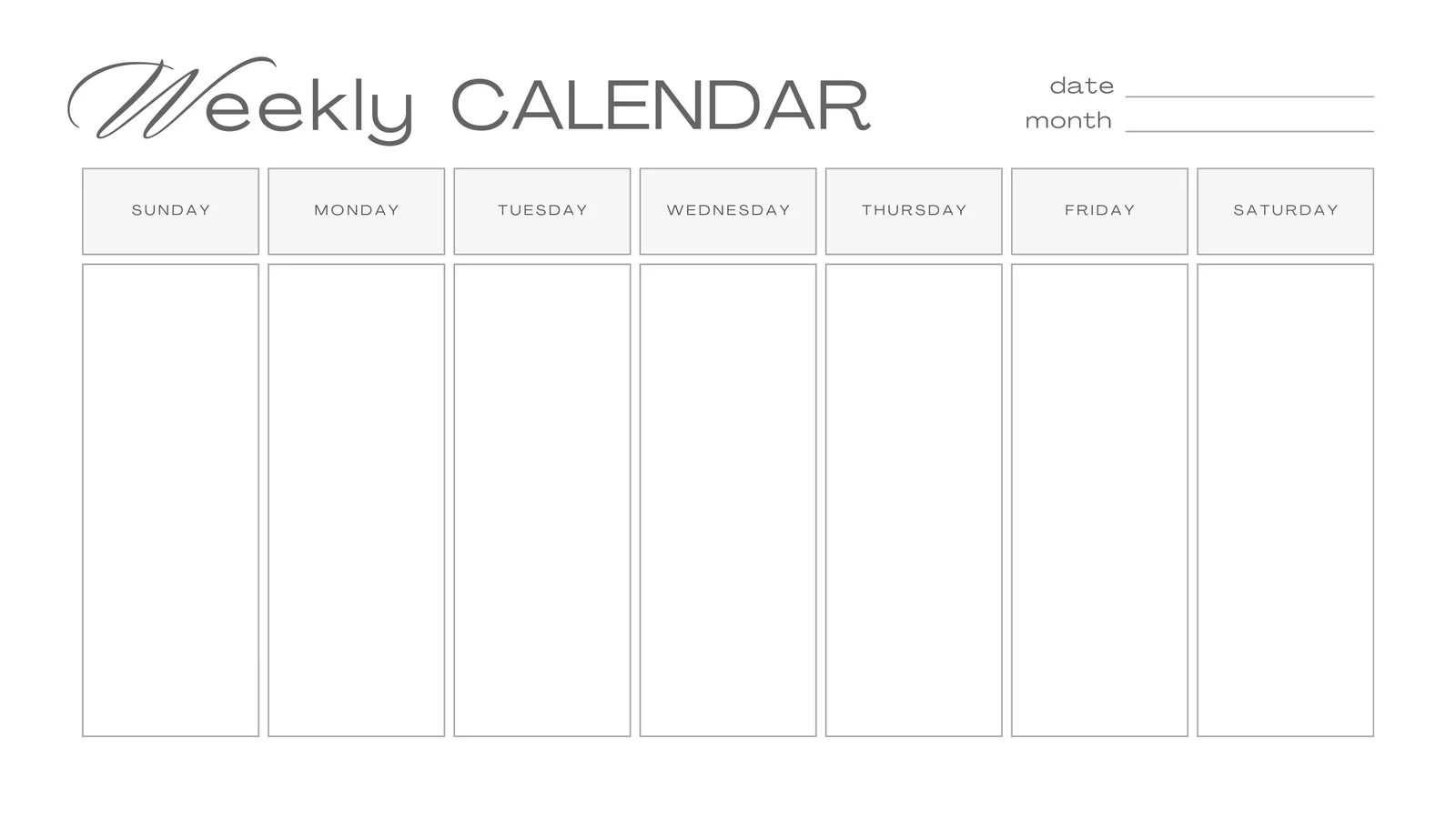 Free Custom Printable Daily Calendar Templates Canva Free Custom Printable Daily Calendar Templates Canva