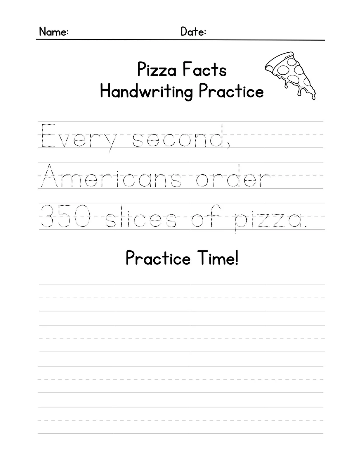 Free Custom Printable Handwriting Worksheet Templates Canva
