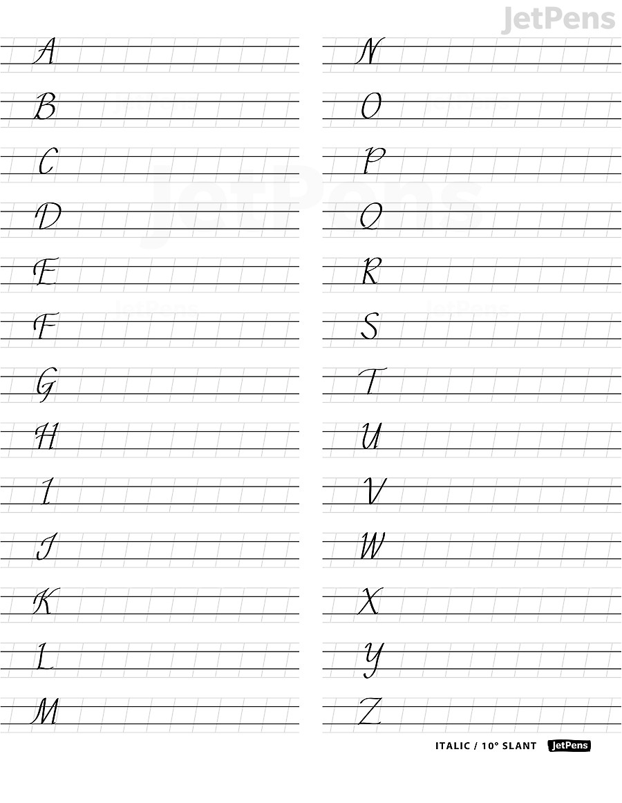 Free Downloads Printables Coloring Pages Cursive Worksheets More JetPens Free Downloads Printables Coloring Pages Cursive Worksheets More JetPens