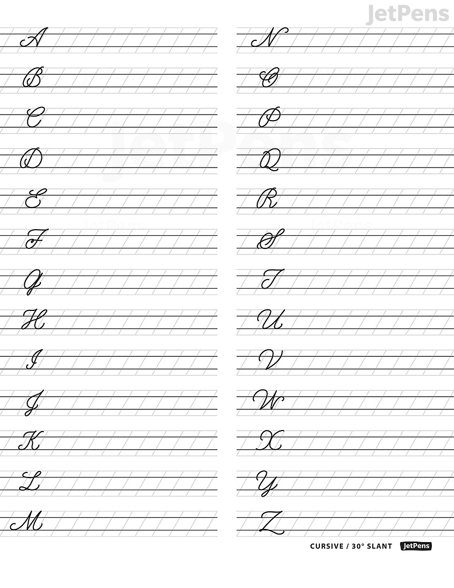 Cursive Sheet Printable