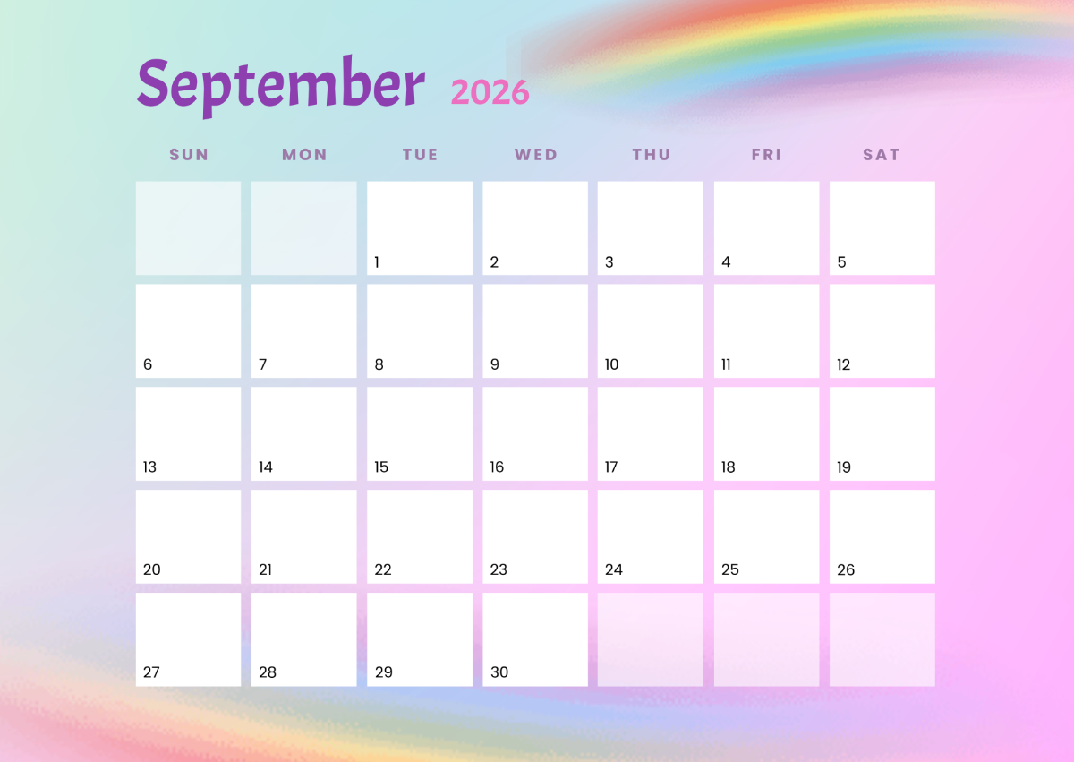 September Calendar Printable 2026 Free