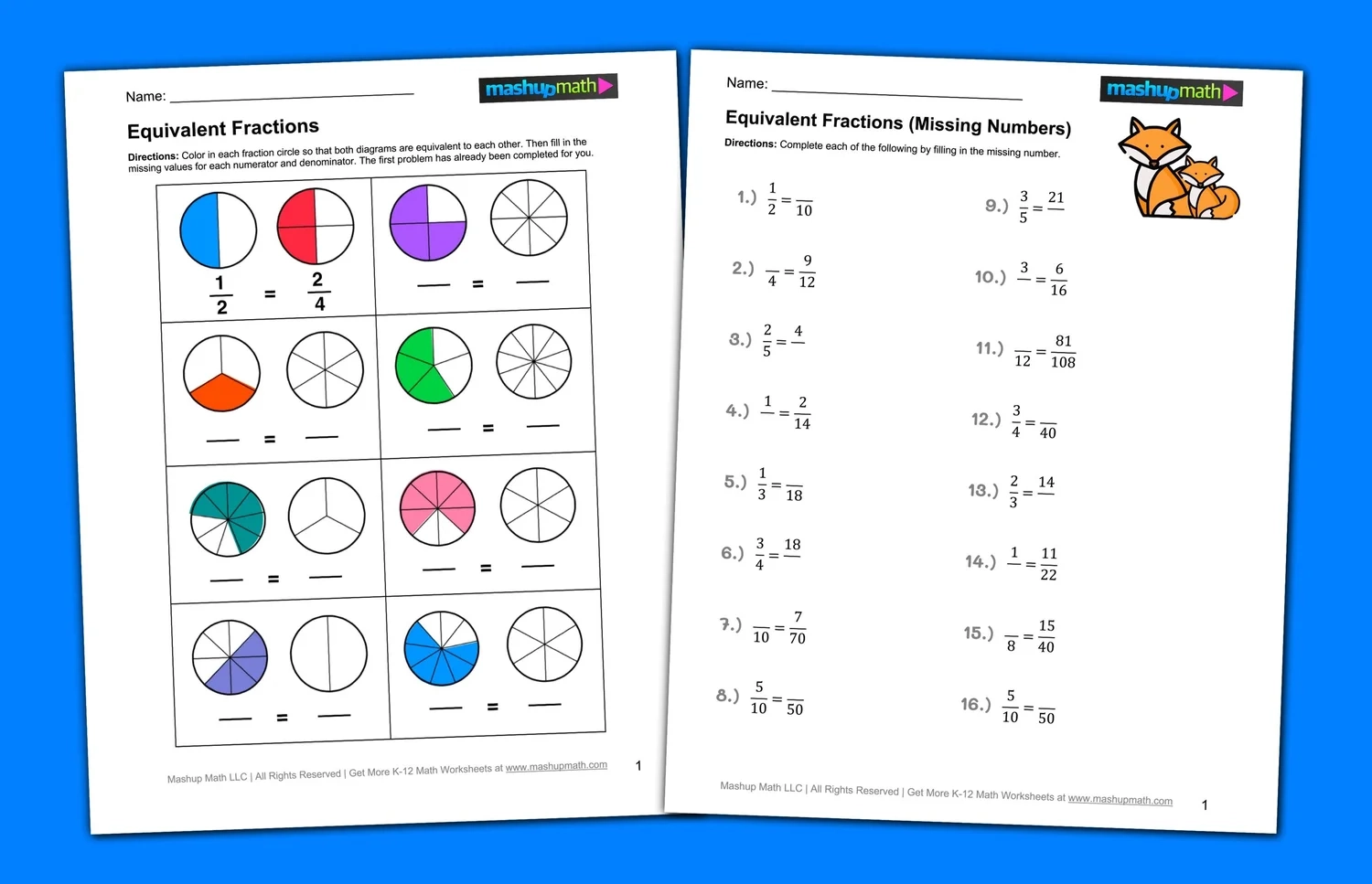 Free Equivalent Fractions Worksheets with Answers Mashup Math Free Equivalent Fractions Worksheets with Answers Mashup Math