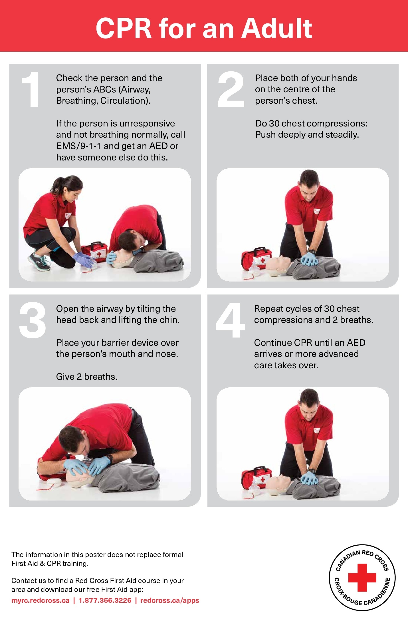 Free First Aid Red Cross Adult CPR Labor Law Poster 2026
