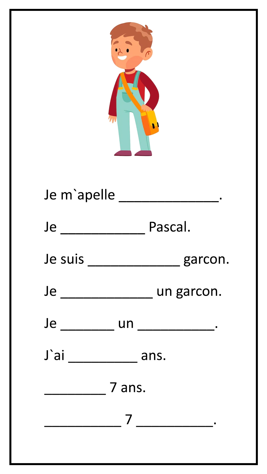 Free French Beginner Worksheet Download Free French Beginner 