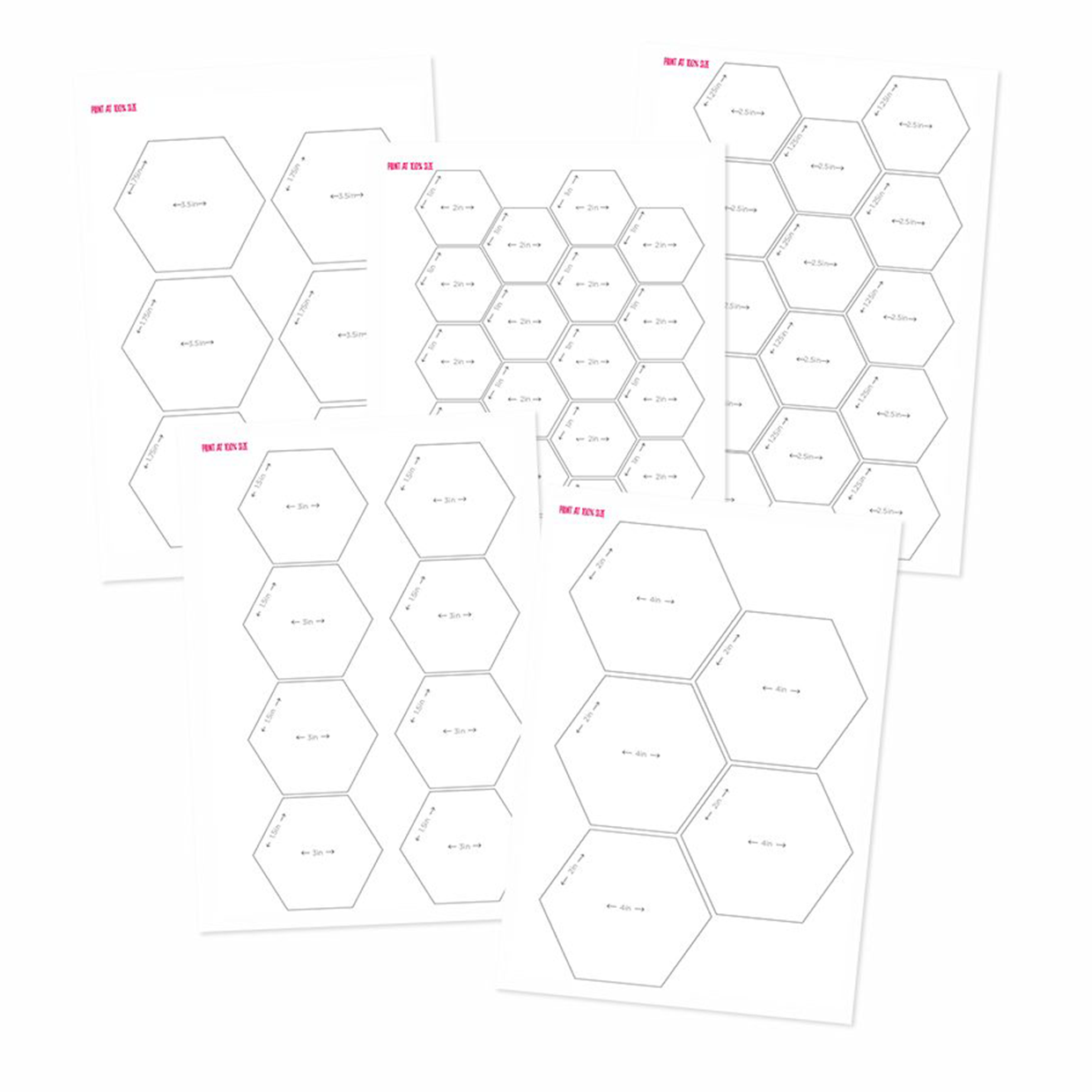 Free Hexagon Patchwork Templates Gathered Free Hexagon Patchwork Templates Gathered