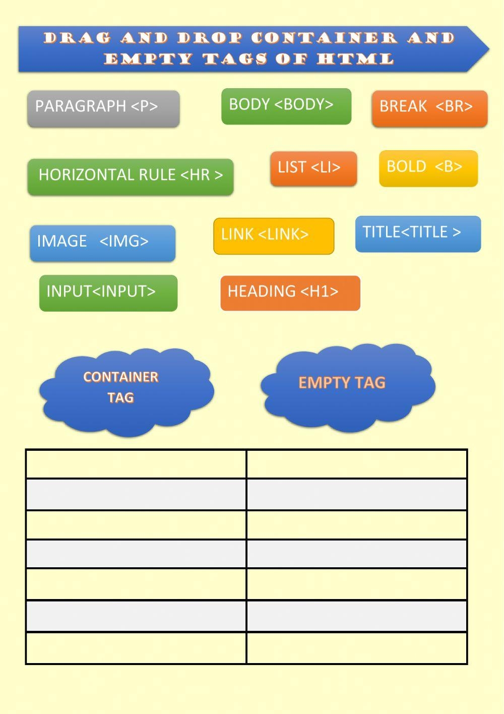 Free Html Worksheet Download Free Html Worksheet Png Images Free Worksheets On Clipart Library