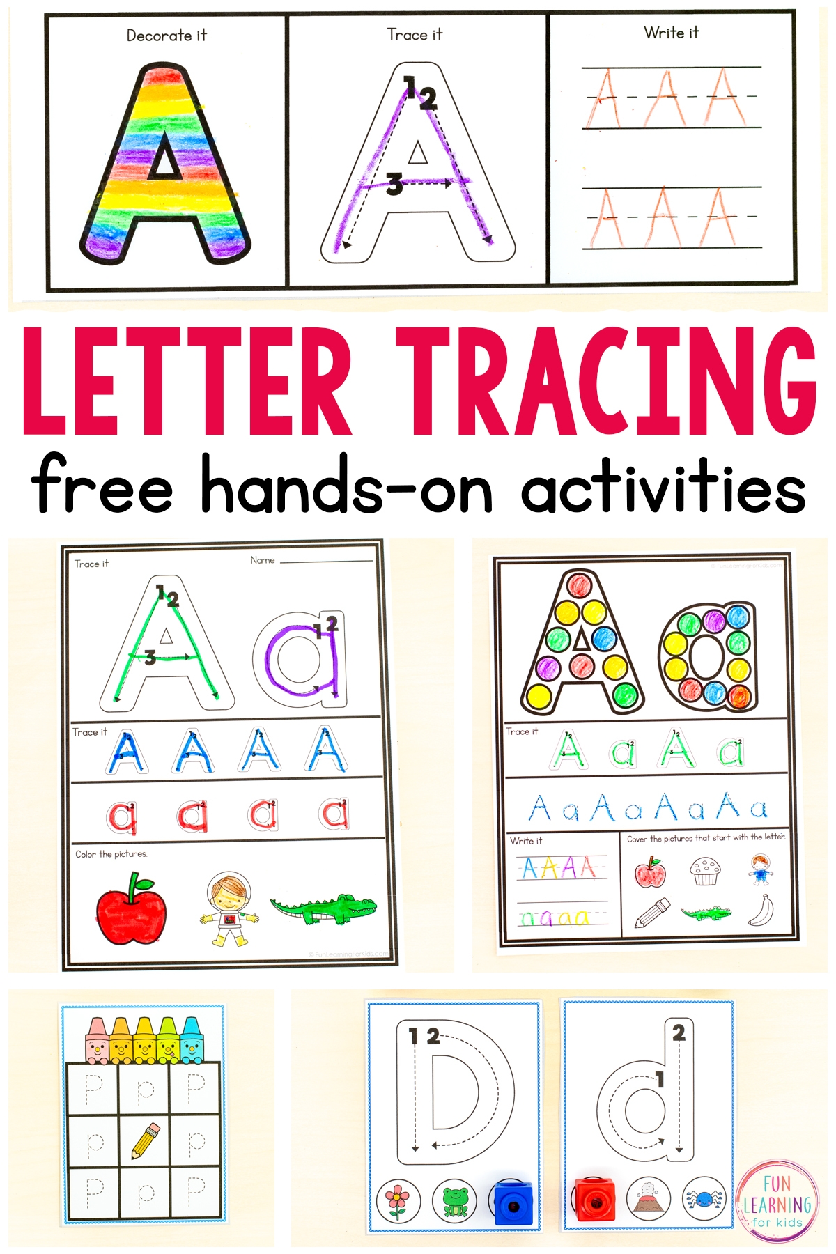 Free Printable Letter Practice Worksheets
