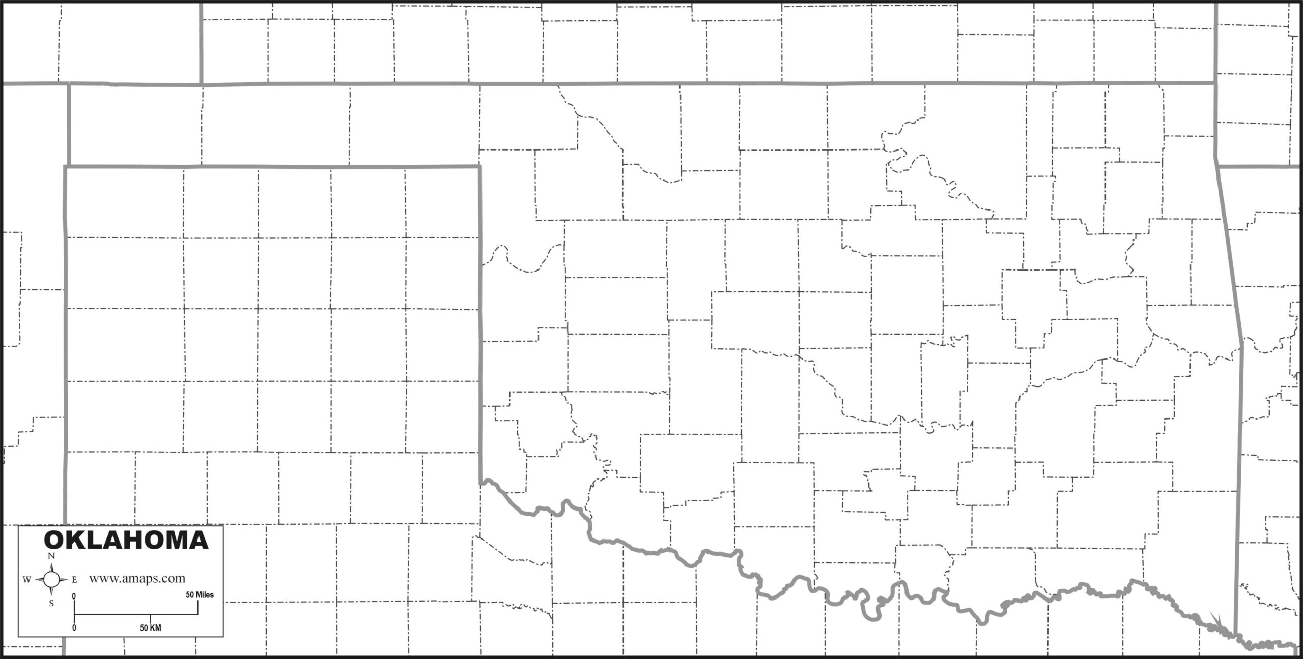 FREE MAP OF OKLAHOMA FREE MAP OF OKLAHOMA