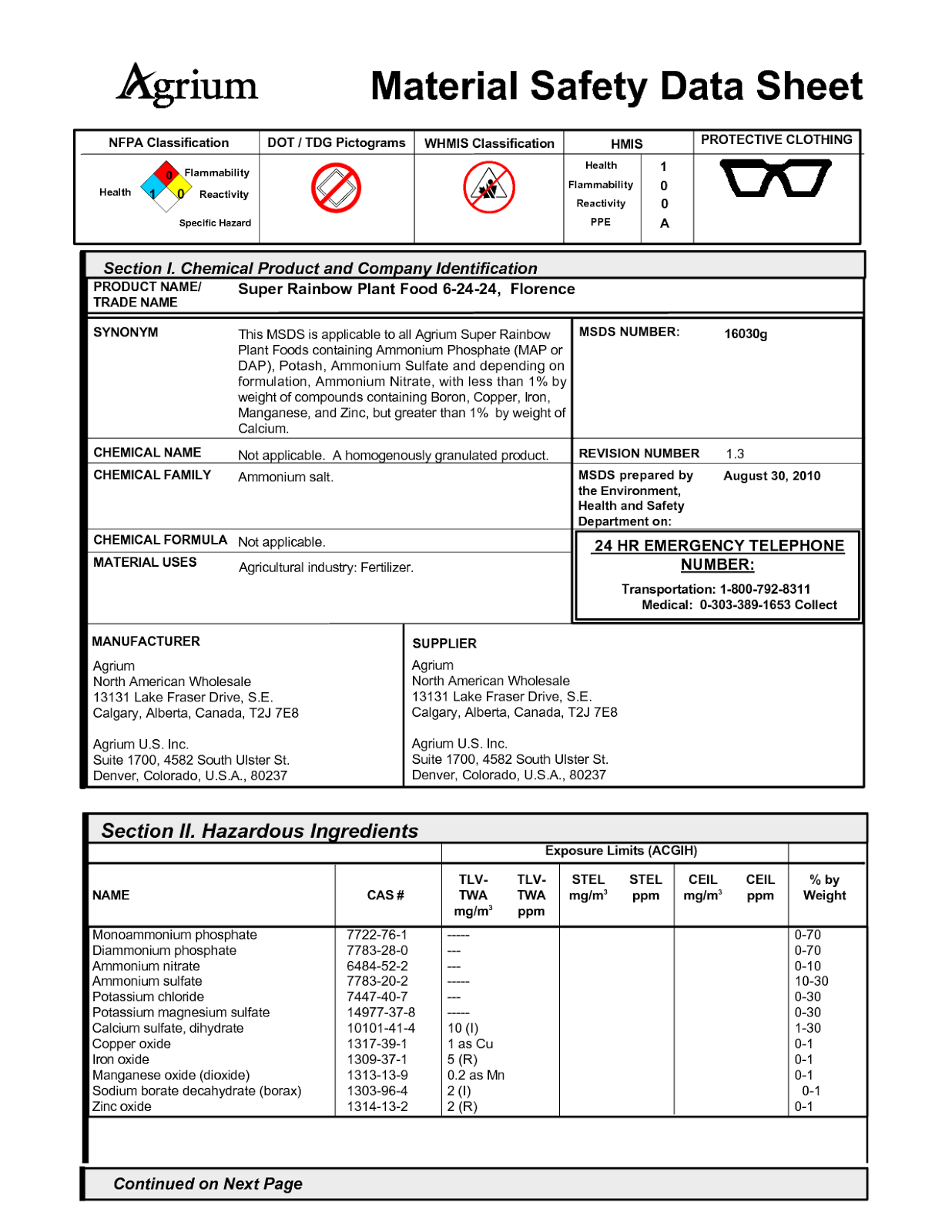 Free Printable Msds Sheets Online