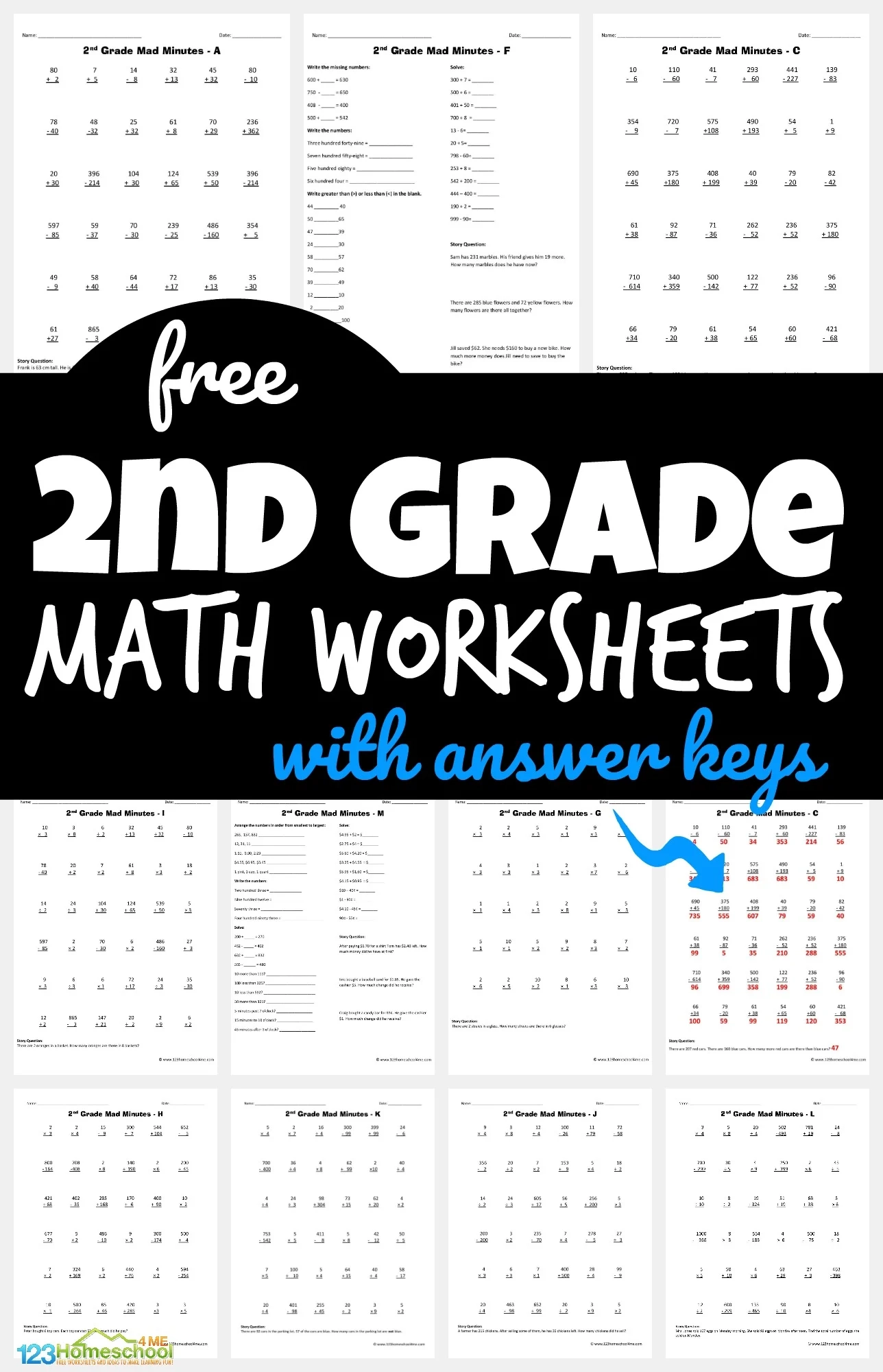 2nd Grade Worksheets Free Printable