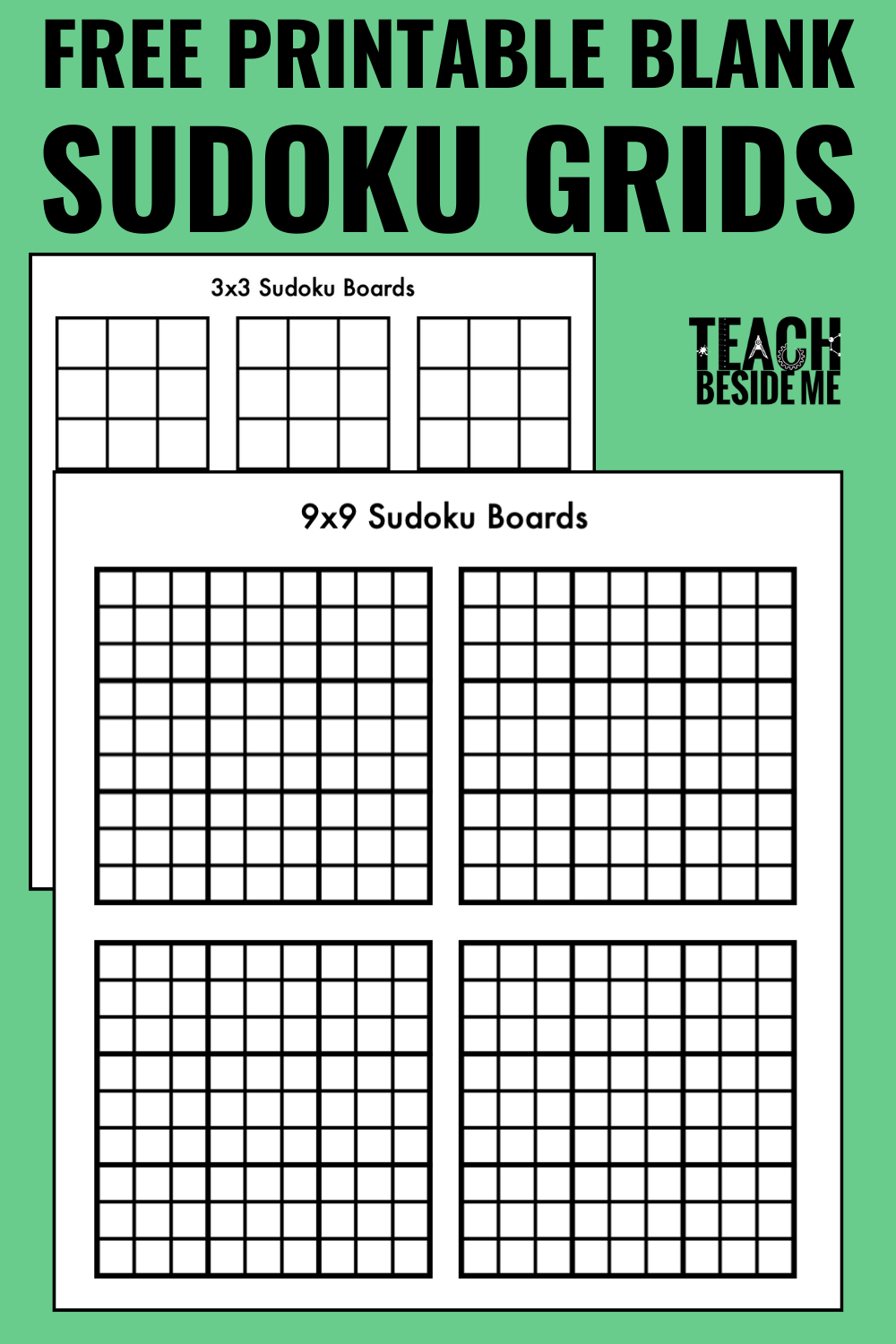 Free Printable Blank Sudoku Sheets