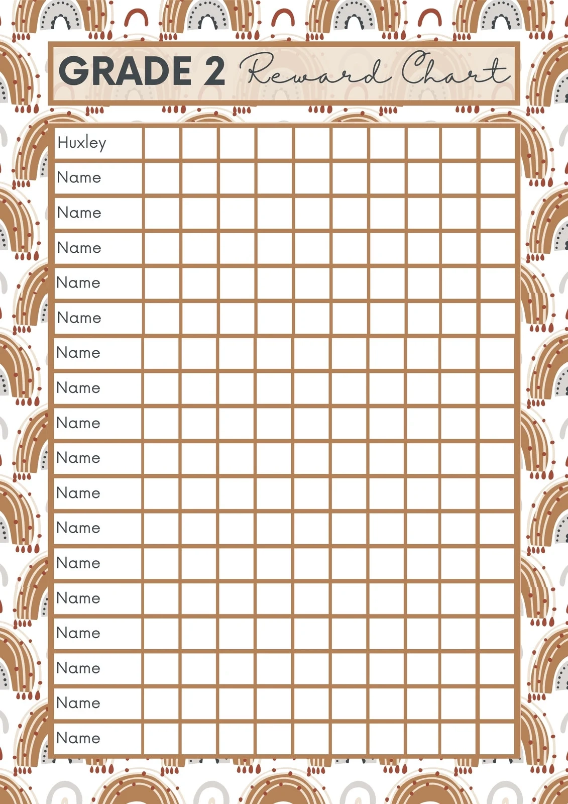 100 Sticker Chart Printable