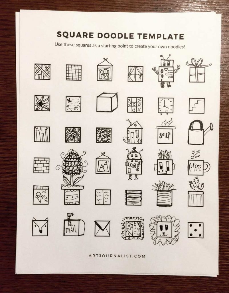 Printable Doodle Worksheet