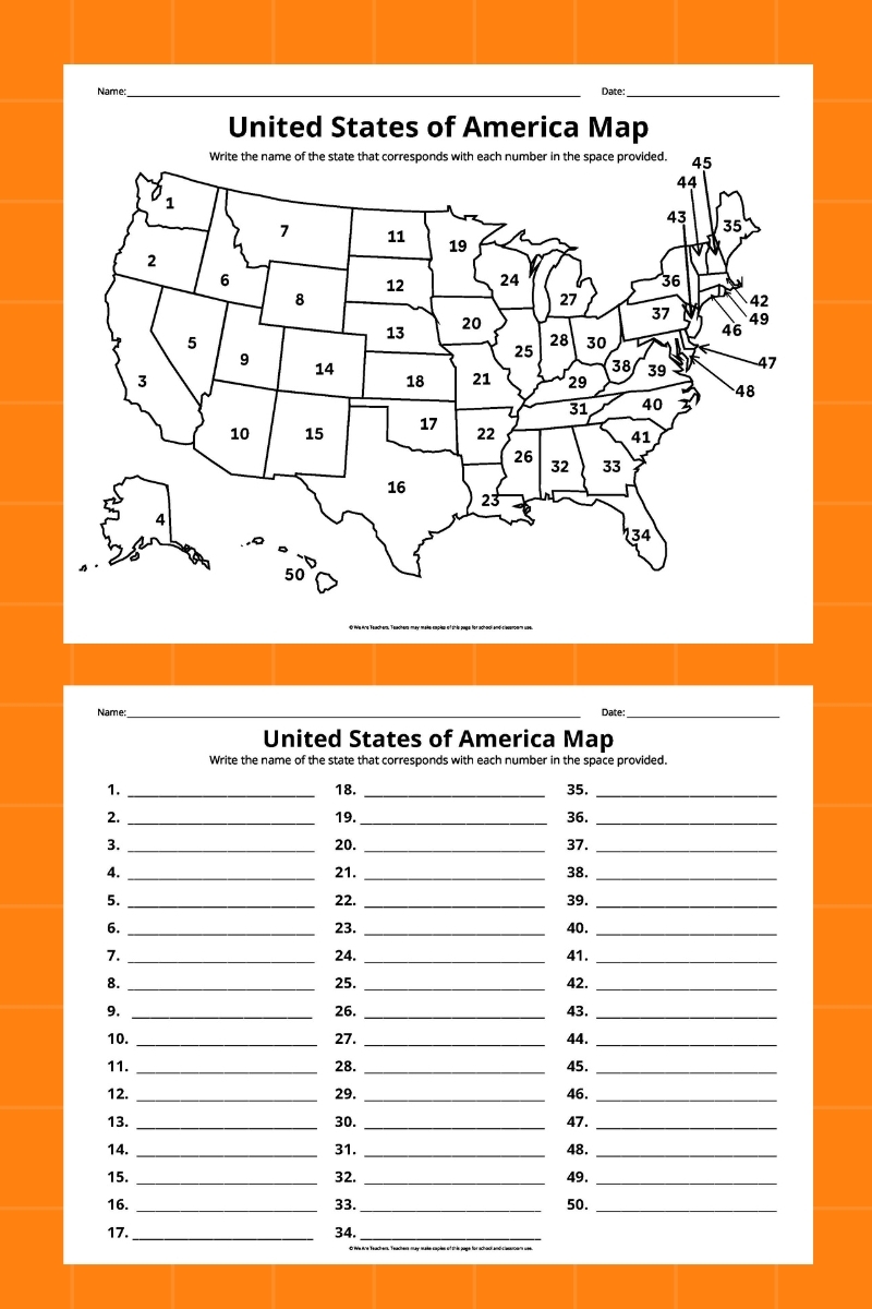 Maps For Students Printable