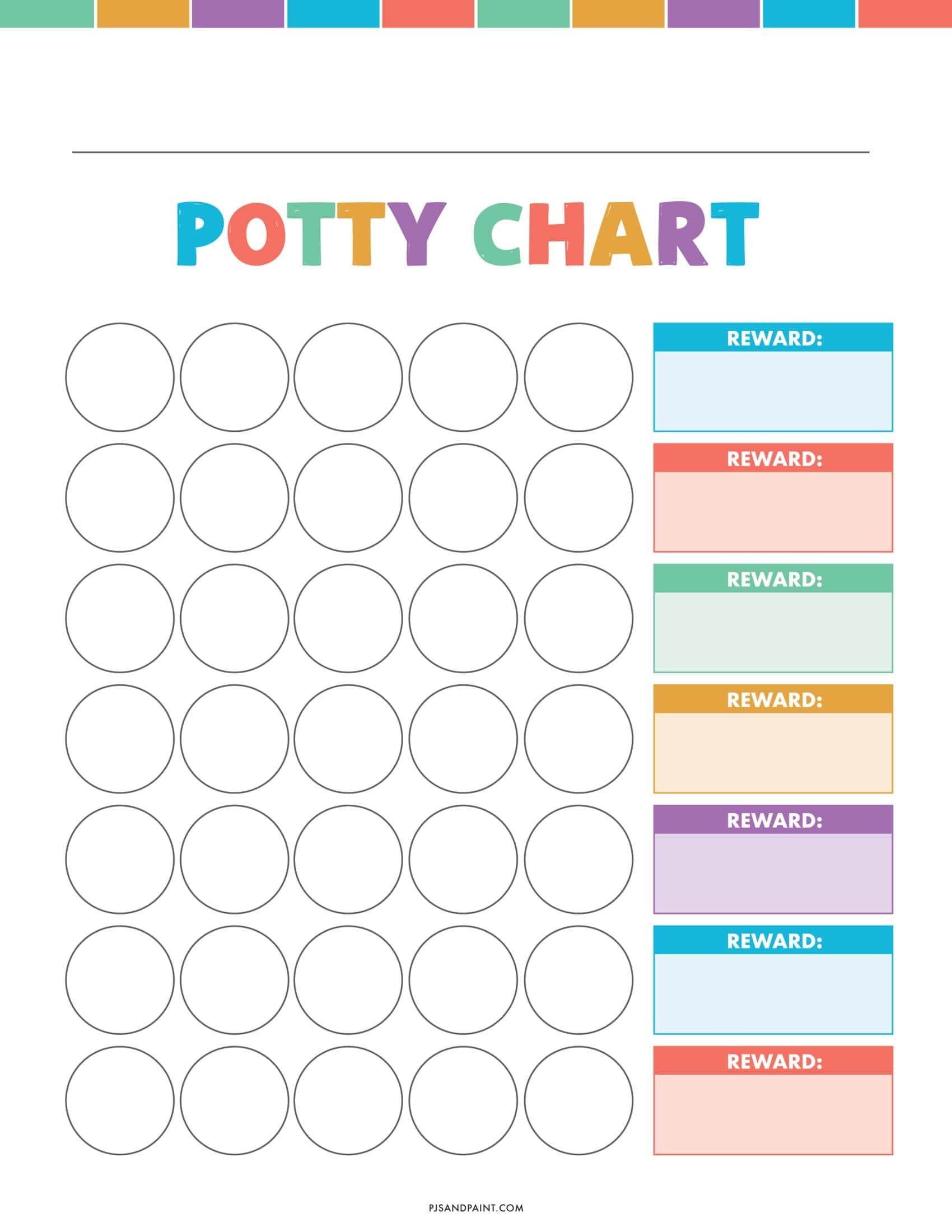 Free Printable Potty Training Chart Templates PDF Word For Toddlers Free Printable Potty Training Chart Templates PDF Word For Toddlers