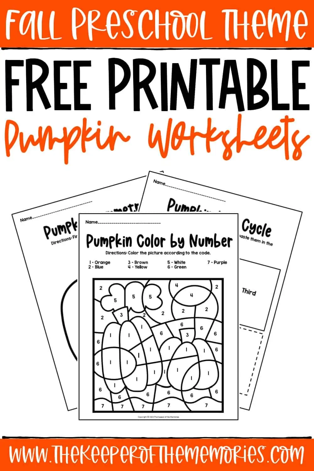 Free Printable Pumpkin Worksheets
