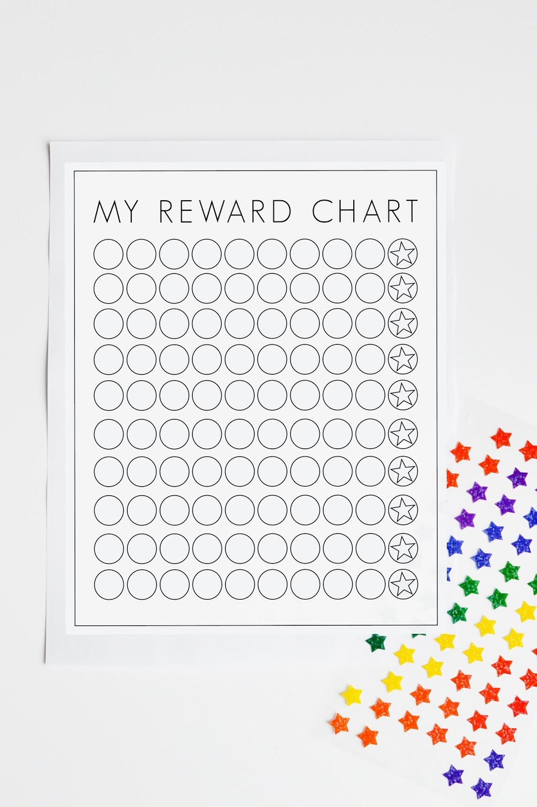 Reward Sticker Chart Printable