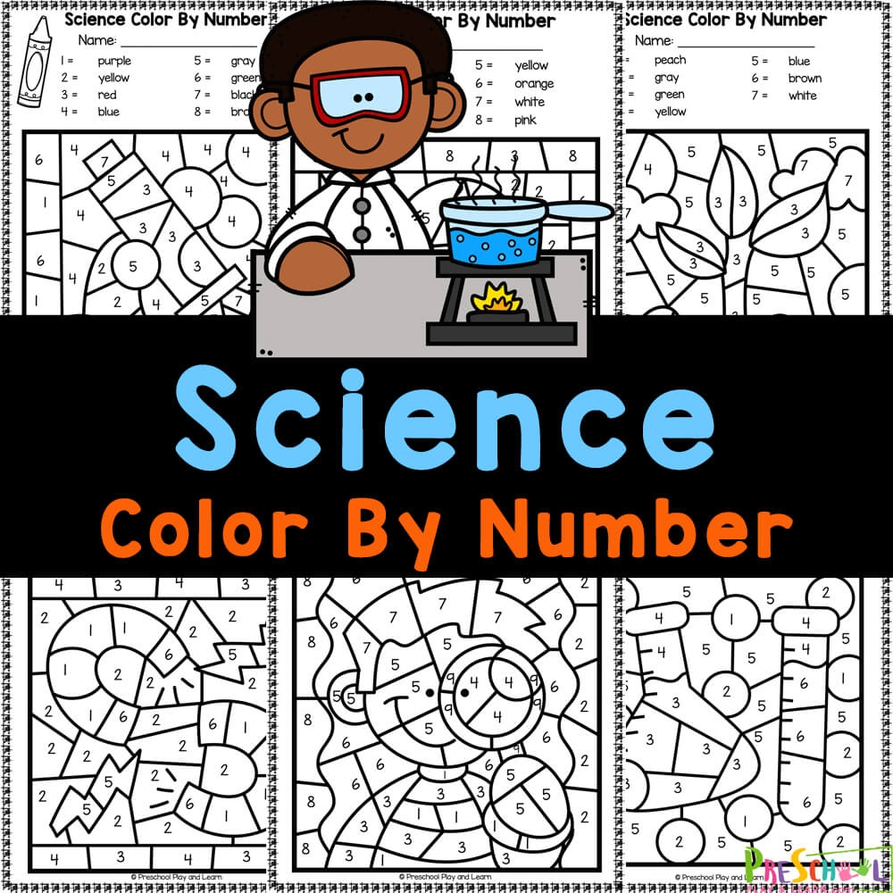 Color By Number Worksheets Free Printable