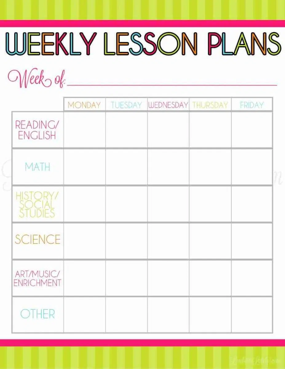 Free Printable Teacher Planner Template 2025 2026 Lamberts Lately