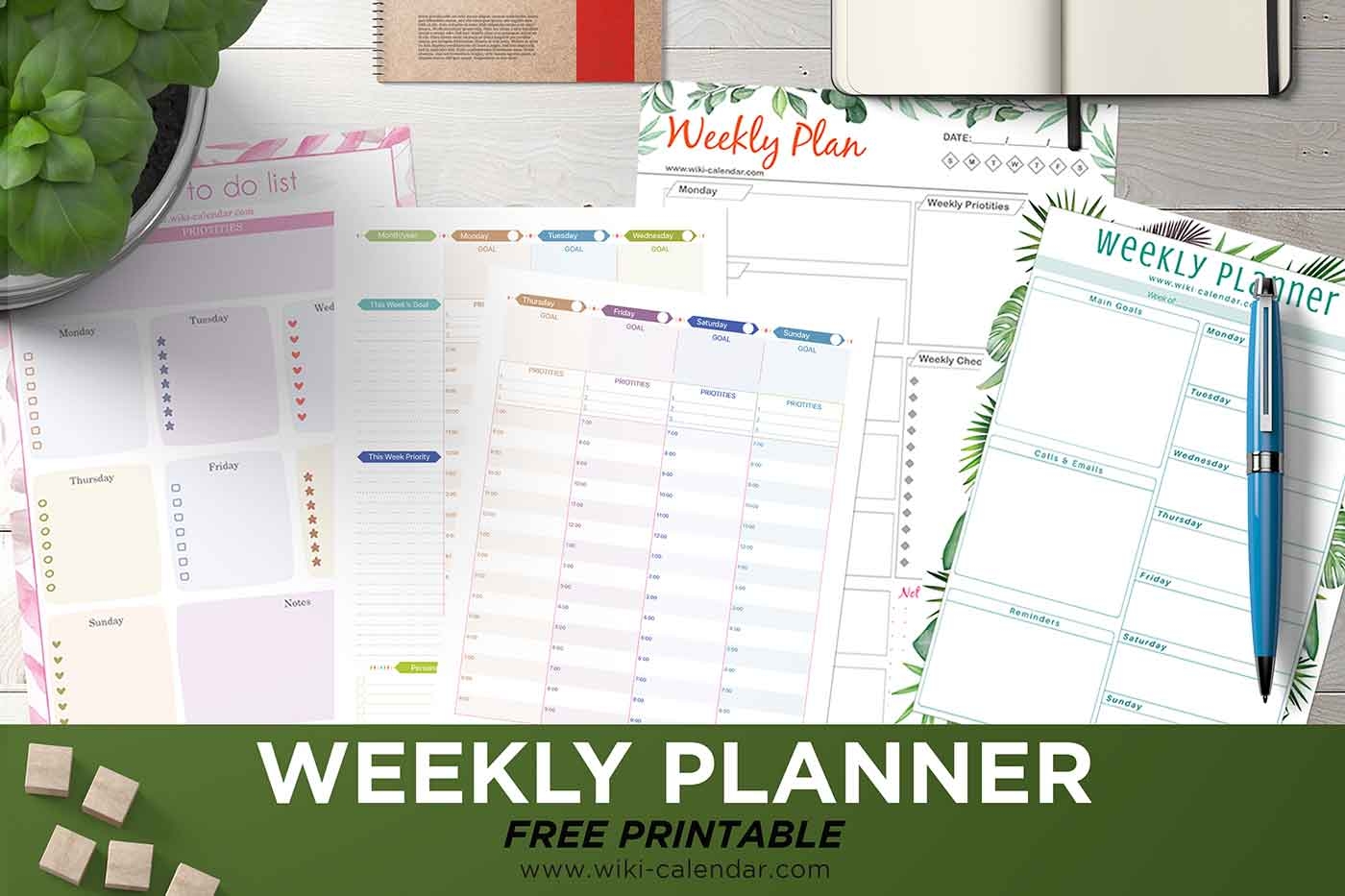 Free Printable Weekly Planner For 2025 Templates Free Printable Weekly Planner For 2025 Templates