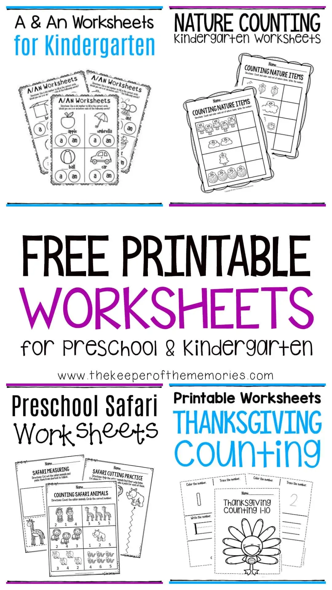 Kindergarten Printable Worksheets
