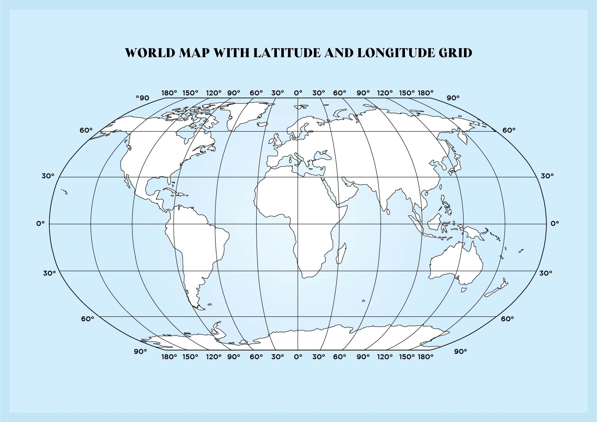 Free Printable World Map With Longitude Worksheets Library