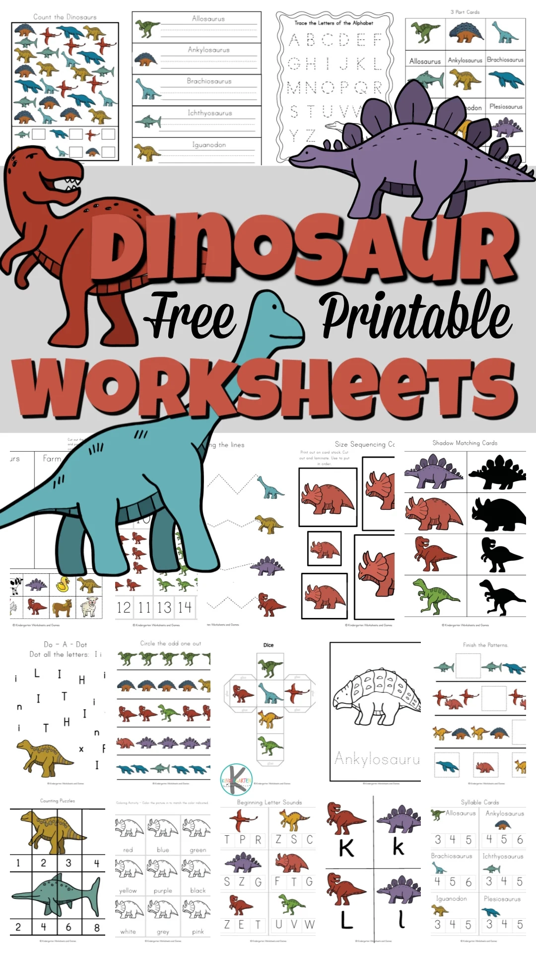 Printable Dinosaur Worksheets Pdf
