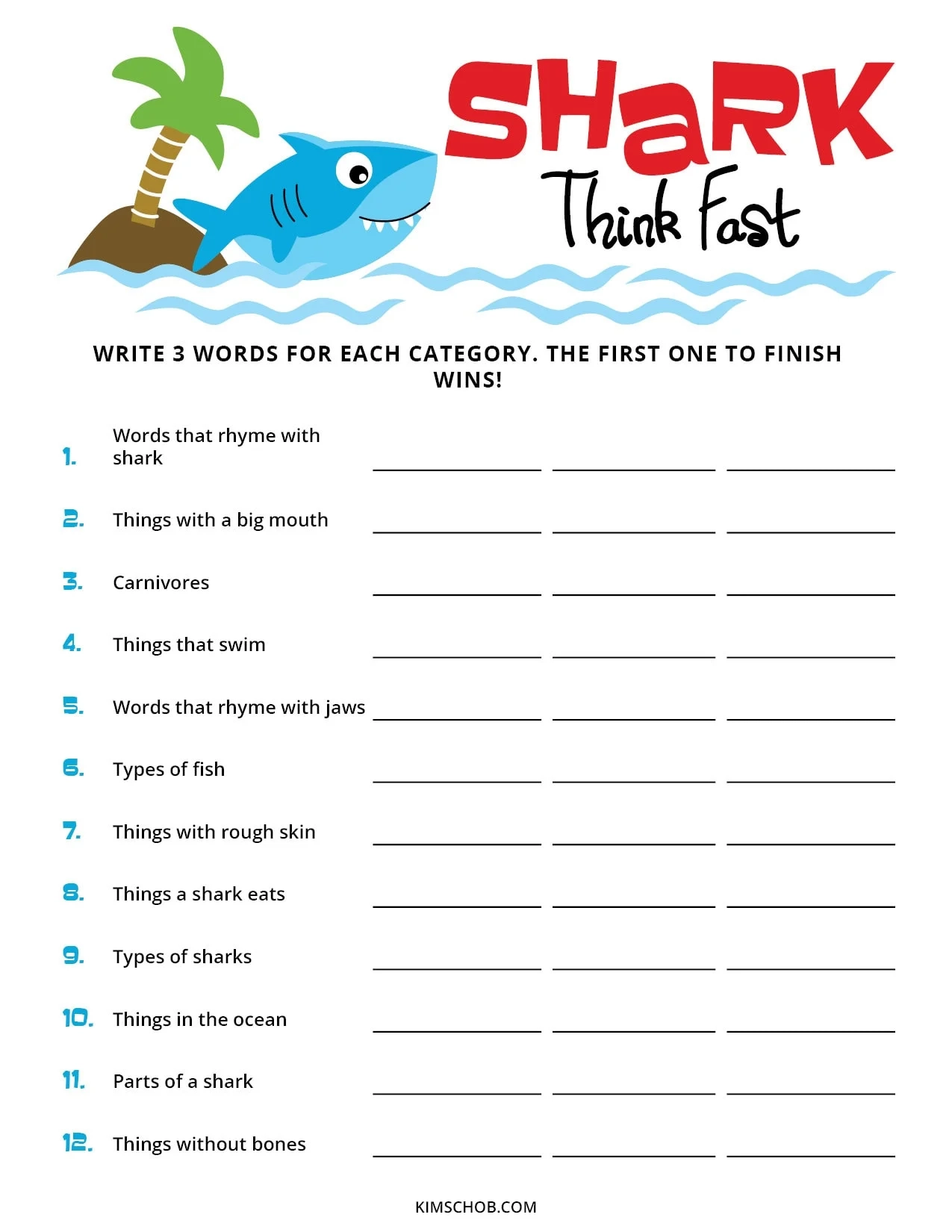 Free Shark Week Printables For Kids Download Pages Kim Schob Free Shark Week Printables For Kids Download Pages Kim Schob