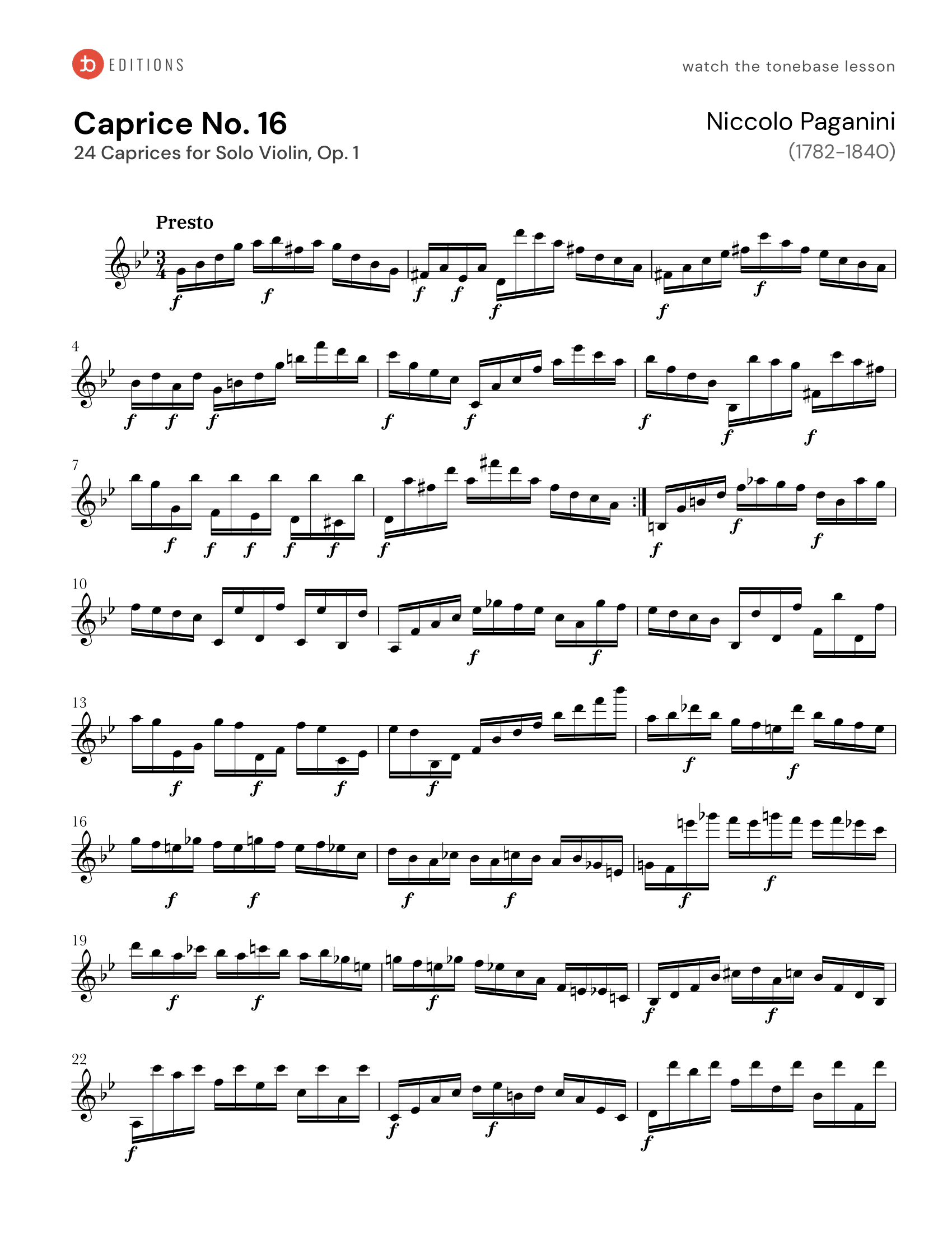 Free Printable Violin Sheet Music