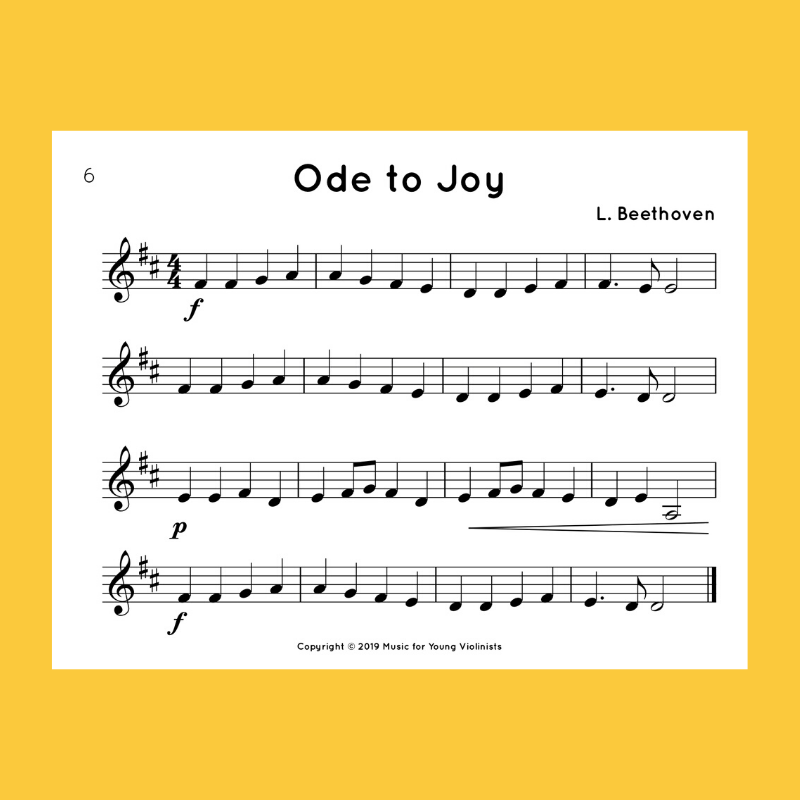 Free Printable Violin Sheet Music