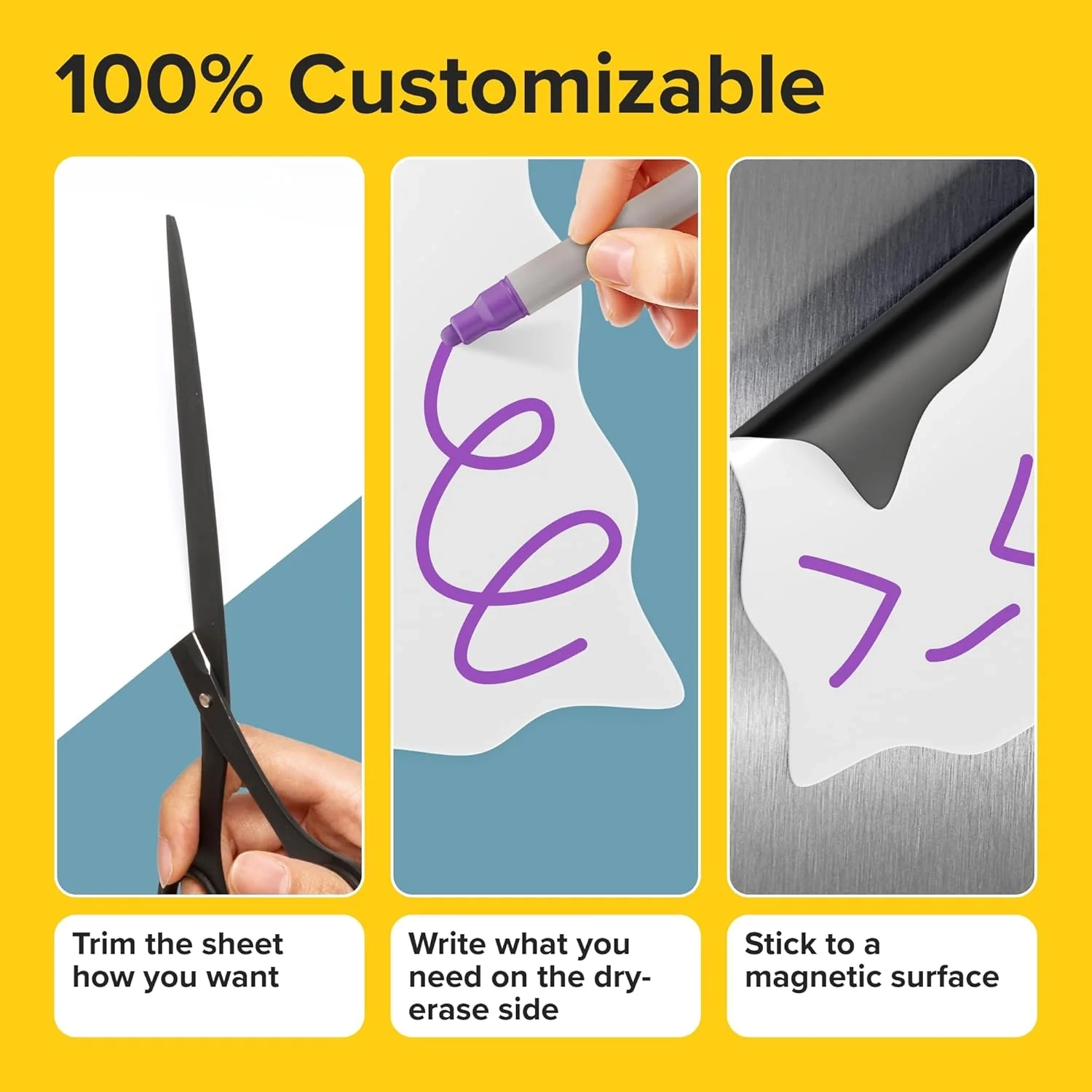 Giant XL Magnetic Sheet Huge Printable Magnet Dry Erase Paper 100 X bet MAGNET