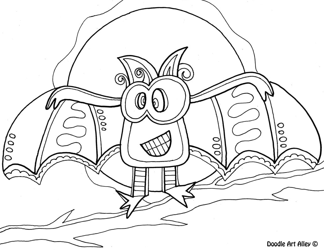 Halloween Coloring Pages DOODLE ART ALLEY Halloween Coloring Pages DOODLE ART ALLEY