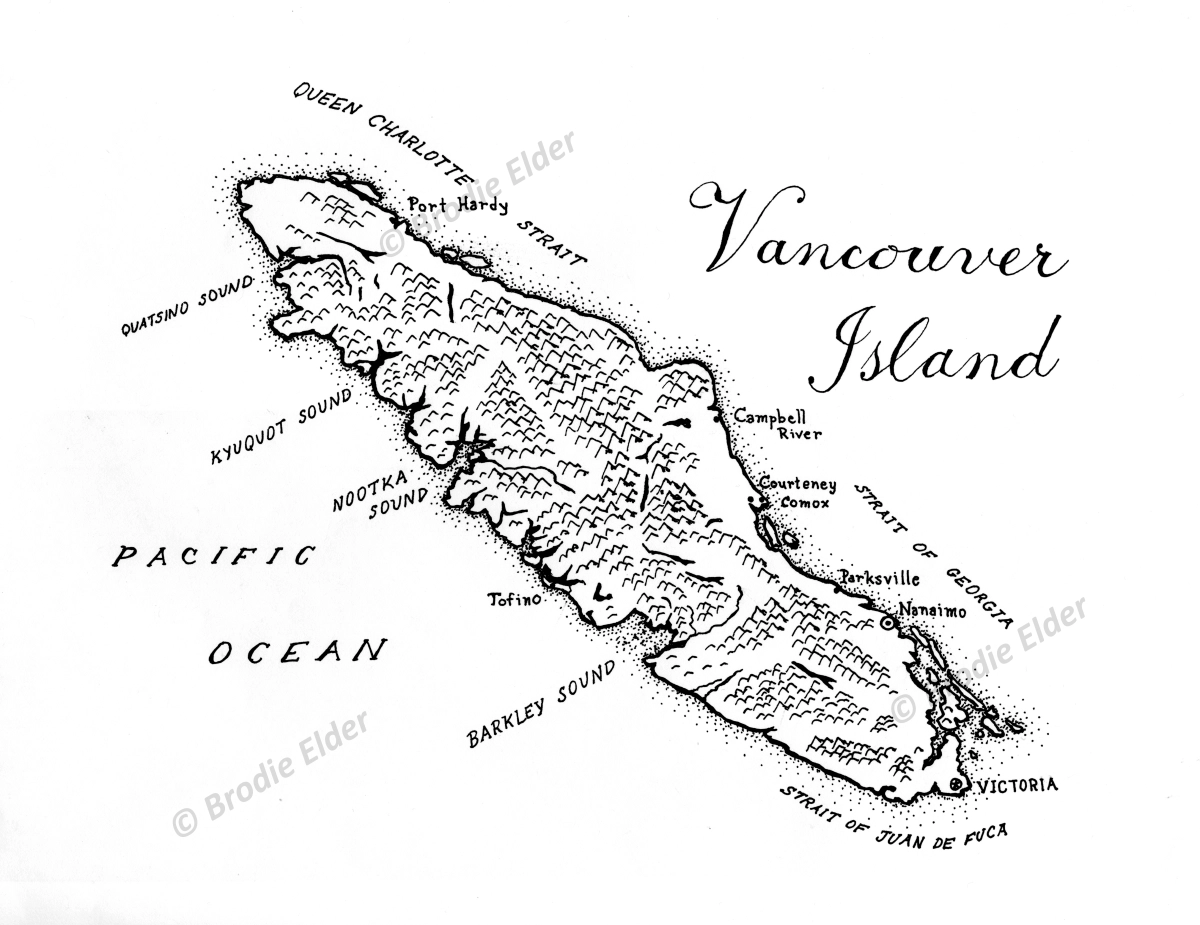 Printable Map Vancouver Island