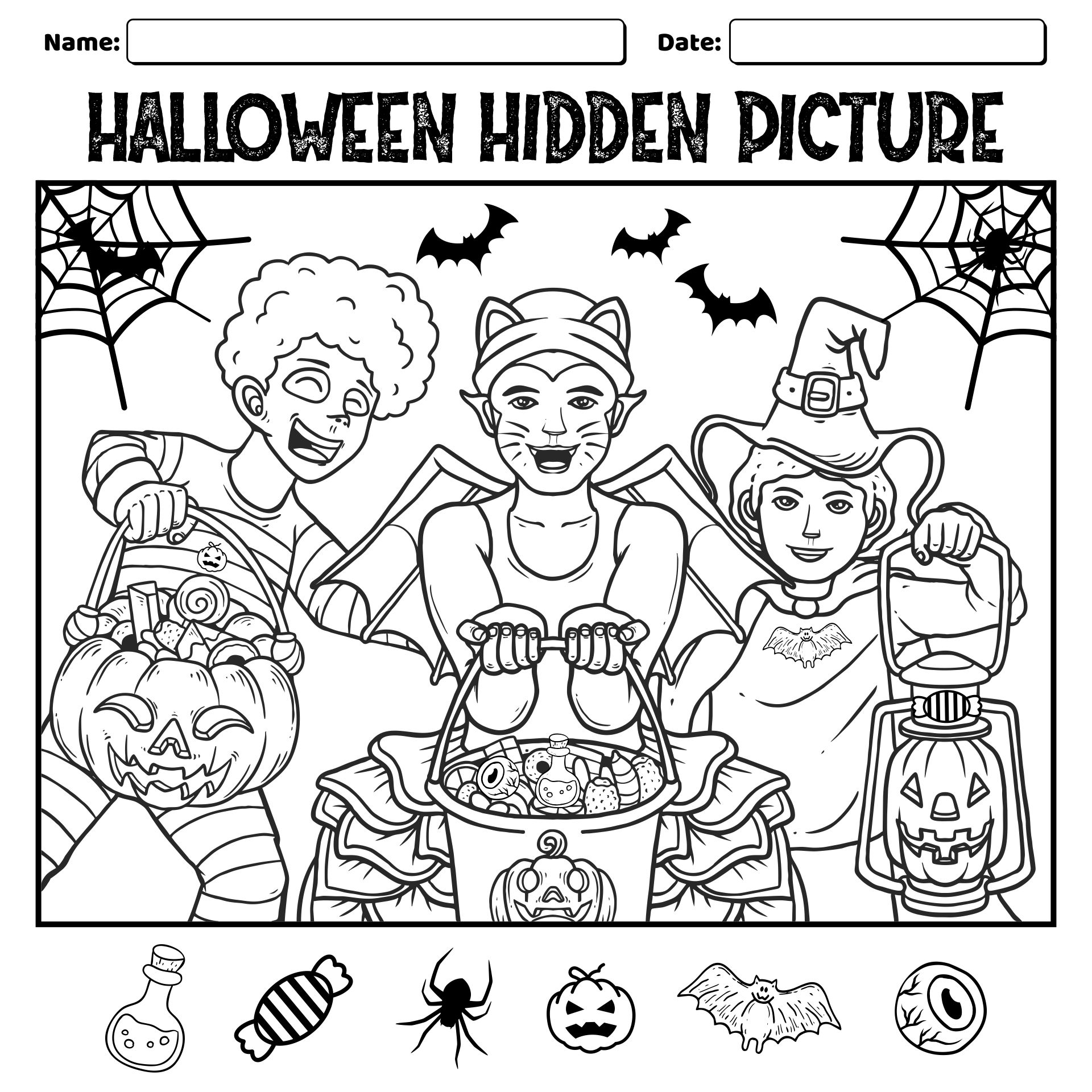 Highlights Hidden Pictures Printable Worksheets