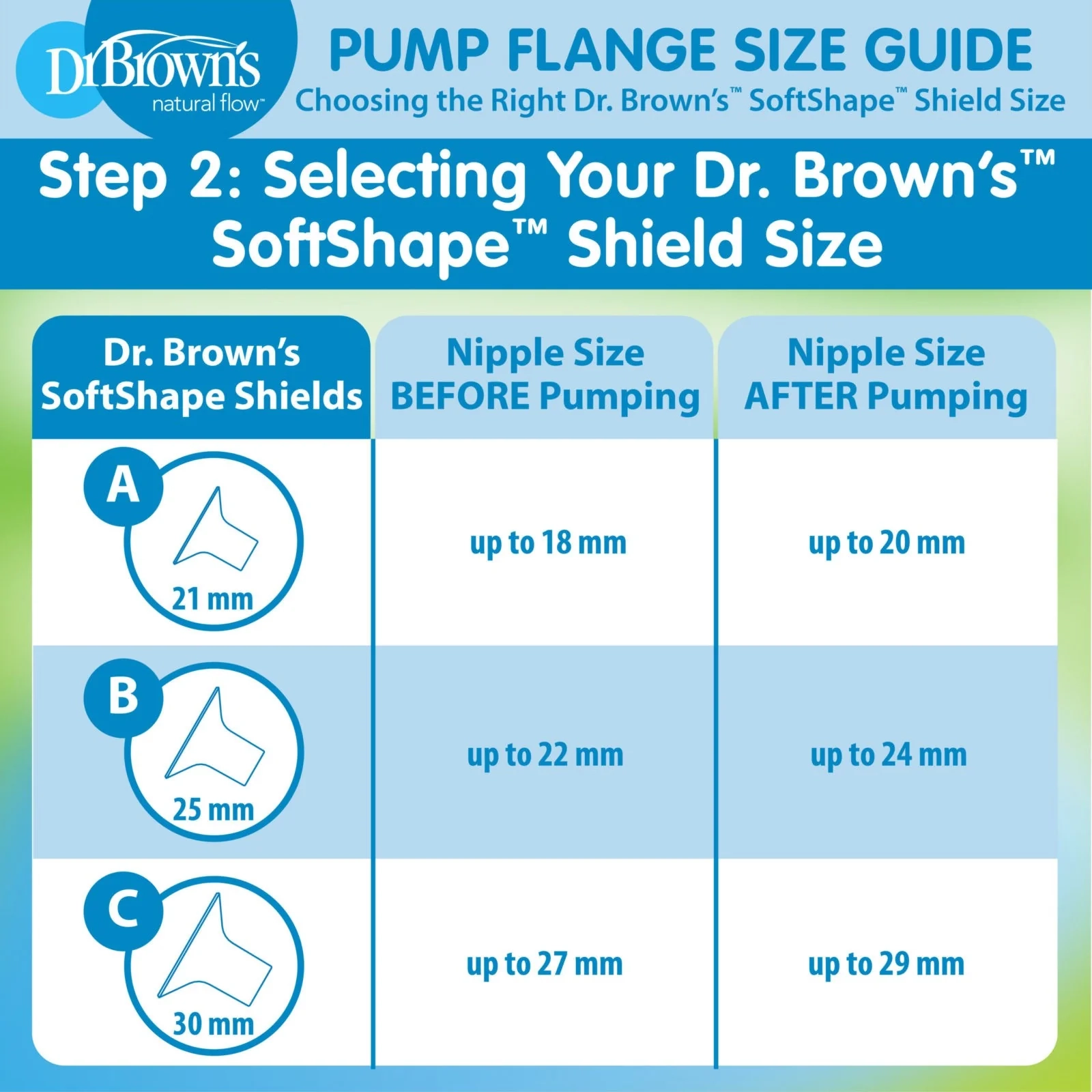 Breast Pump Flange Size Chart Printable Breast Pump Flange Size Chart Printable