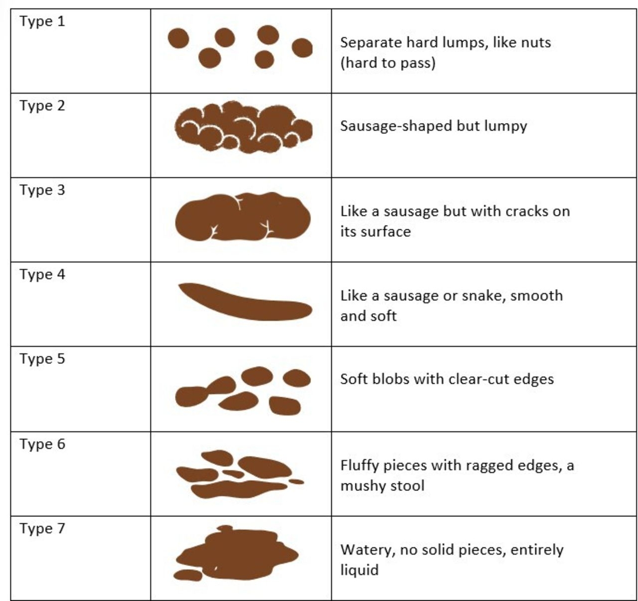 How To Use The Bristol Stool Chart In Childhood Constipation ADC Education Practice Edition