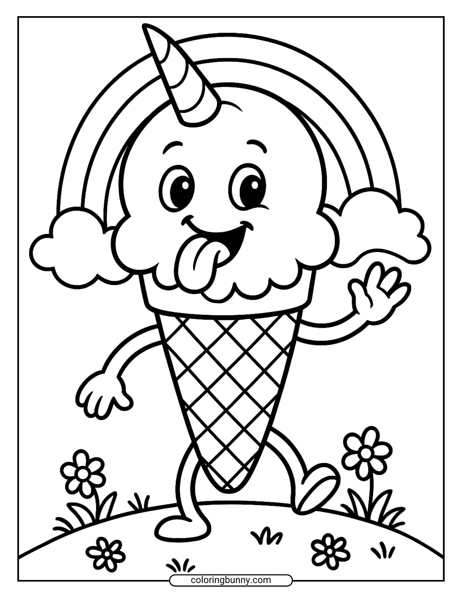 Ice Cream Coloring Sheets Printable Ice Cream Coloring Sheets Printable